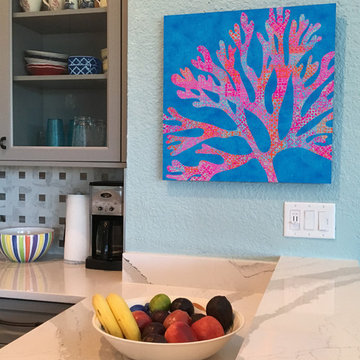 Coral Compliments this Gorgeous Kitchen in the Sunshine State!