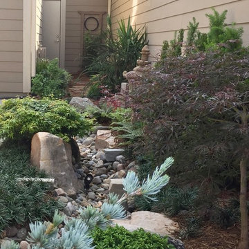 Asian-Inspired Courtyard Garden