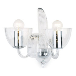 Inviting Home Inc. - Crystal Glass Sconce - Wall Sconces