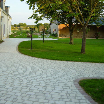 Terrasse réalisée avec les produits Jonchère