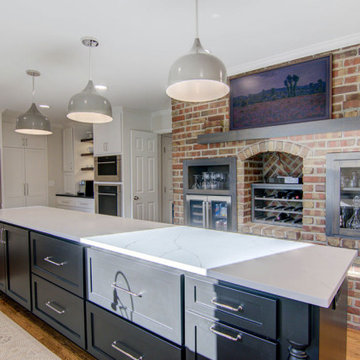 Modern Rustic Farmhouse Kitchen + Mudroom + Bathroom Remodel