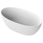 Balteco - Helle 67"White Solid Surface Bathtub - Discover our world class engineering bathtubs collection., exclusively designed for the discerning modern bathroom enthusiast.