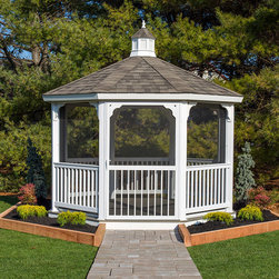 12&prime; Vinyl Octagon Gazebo Kit - Gazebos