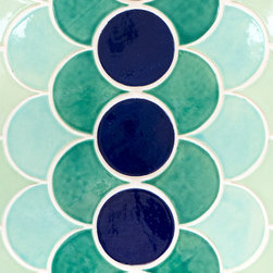 Large Bubble and Medium Moroccan Fish Scales - Tile