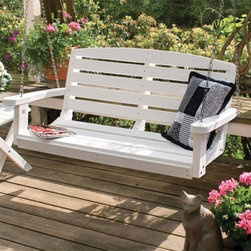 Classic Recycled Plastic Porch Swing - Porch Swings