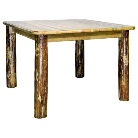 Glacier Country Collection Square 4 Post Dining Table