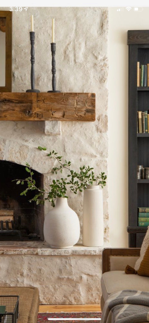 I want to refinish my stone fireplace...