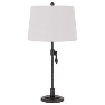 Riverwood 1 Light Table Lamp in Antique Silver