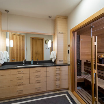 Custom Sauna in Master Bath Suite