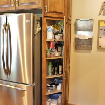 Geneseo, IL- Kitchen With Warm Neutral Colors And Harlech Cambria Tops