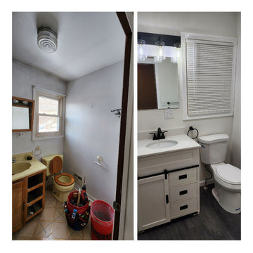Budget friendly bathroom remodel