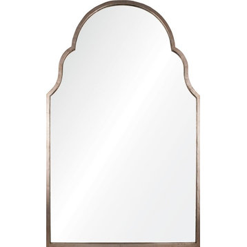 Simple Arch Mirror, Silver