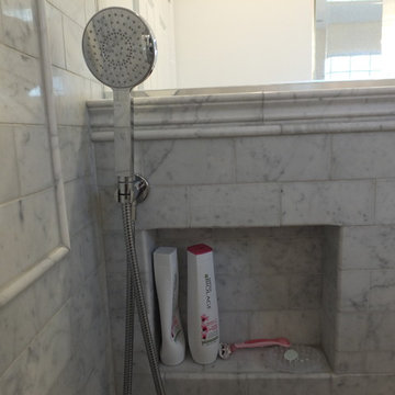 Basking Ridge All Carerra Master Bath