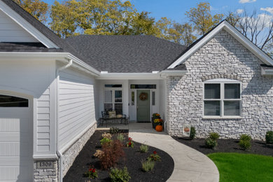 Inspiration for a transitional home design remodel in Other