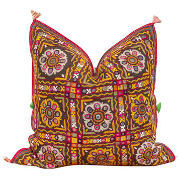 Anika Rajasthani Embroidered Decorative Pillow