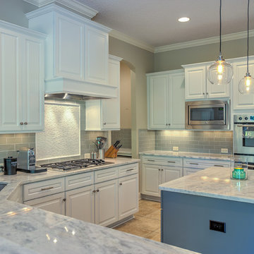 Color Change - Maple to White & Blue
