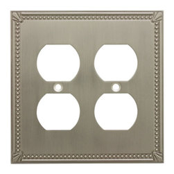 Satin Nickel Wall Switch Plates and Outlet Covers - Switch Plates And Outlet Covers