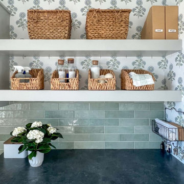 Wallpaper installation Laundry Room in Smyrna