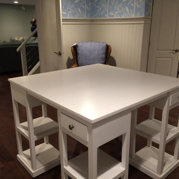 Wayne NJ Basement Gets Grown-Up Whimsy Makeover
