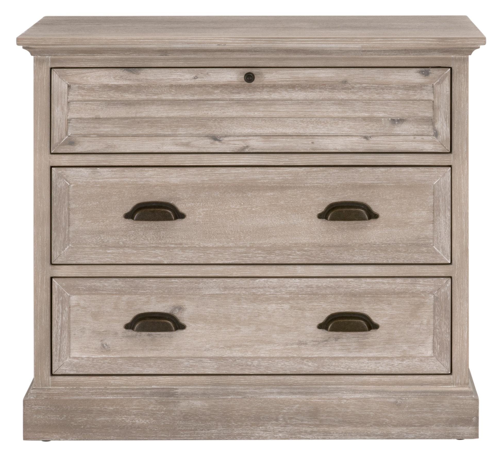 Eden 3-Drawer Nightstand - Farmhouse - Nightstands And Bedside Tables ...