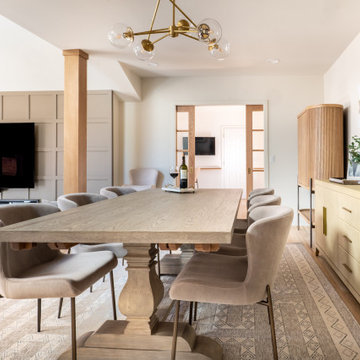 Chic Country Home Living Dining Room