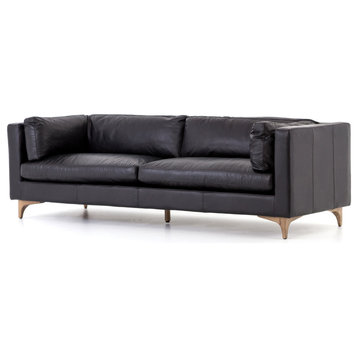 Four Hands Beckwith Sofa, 94", Rider Black