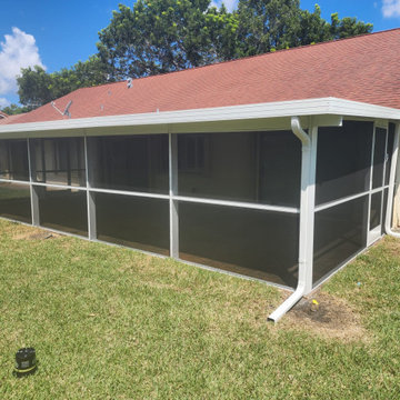 Exterior Aluminum Screen Room and Roof System