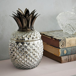 glass pineapple pot - Decorative Objects And Figurines