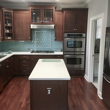 Refinished Cabinetry - Before