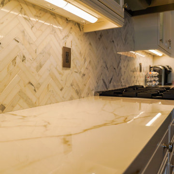 Beautiful White Transitional Kitchen Remodel