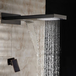 Billa Rainfall Oil Rubbed Bronze Water Fall Rain Fall Shower Head - Showerheads And Body Sprays