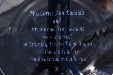 Personalized Wedding Items - Couple - Bride and Groom