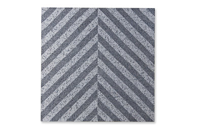 Tweed Herringbone patterned tiles by Lindsey Lang