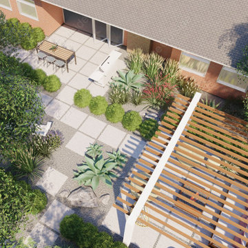 Drought-Tolerant Backyard - Western Texas