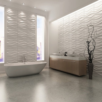 3D wandpanelen LAKE