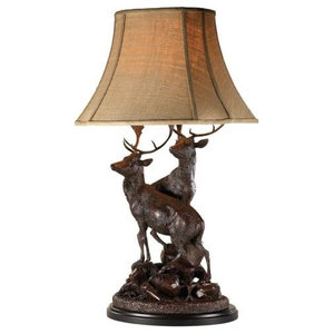 stag table lamp for sale
