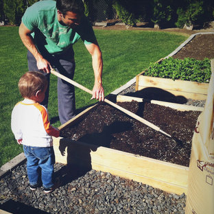 他の地域のエクレクティックスタイルのおしゃれな庭の写真