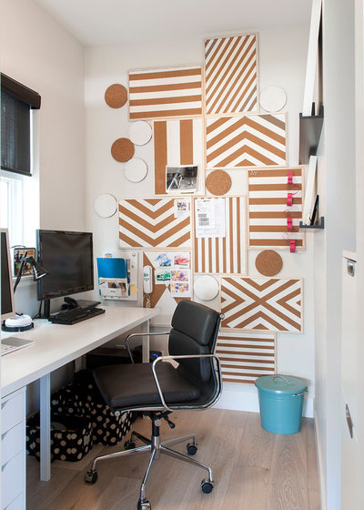 Contemporary Home Office by Heather Merenda