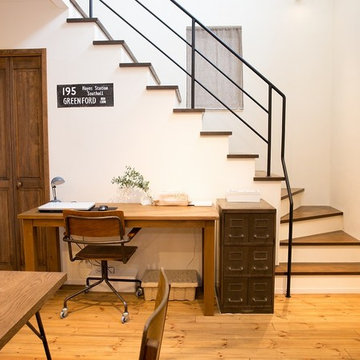 アイアンでカフェ風の家