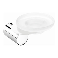 Secret Bath. Wall soap dish. Chrome-White. Giselle collection - Soap Dishes & Holders
