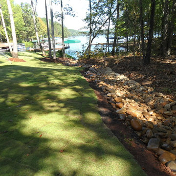 Lindsey Lakeside Drainage & Sod