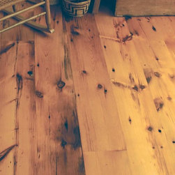 Reclaimed White Pine Flooring - Distressed Grade - Hardwood Flooring