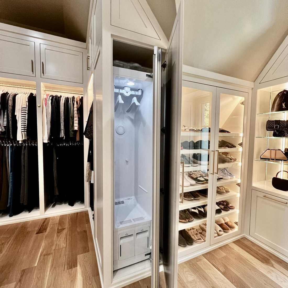 Challenging Angled Closet