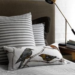 DwellStudio Chinoiserie Pillow - Long - in Vellum - Decorative Pillows