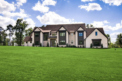 Inspiration for a transitional exterior home remodel in Other