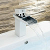 Aqua Single Lever Bathroom Vanity Faucet, Chrome