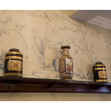 hand painted wallpaper project show