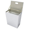 Ecopelle 2262 Laundry Basket/Hamper in White