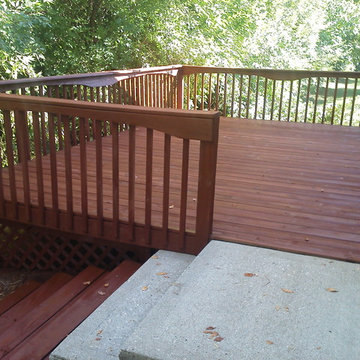 Solid Color Deck Strip - Re Stain With Semi Transparent