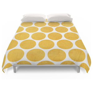 Pink Polka Dots Duvet Cover Contemporary Duvet Covers And